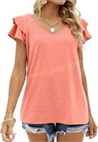 Womens Fashion Summer Tops - Pink  Medium