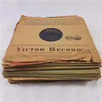 Huge lot of 31 x vintage 78 rpm records
