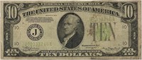 1934 $10 Green Seal FRN