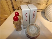 Antique Salt & Pepper Shakers & Cellars