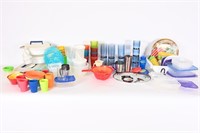 Plastic Food Storage Containers, Cups, Plates, etc