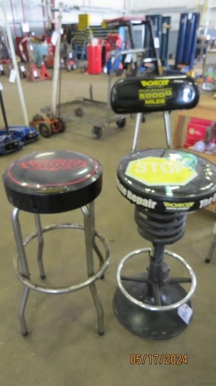 Two Miscellaneous Shop Stools