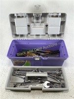 Toolbox With Wrenches, Screwdrivers, & More