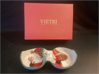 Vietri 2 Part Santa Claus Bowl,Box