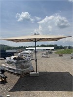 Tan 10x8 ProShade market umbrella (base not