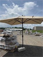 Tan 10x8 ProShade market umbrella (base not