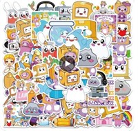 2Pack 50PCS Cute Lankybox Cartoon Stickers for Sui