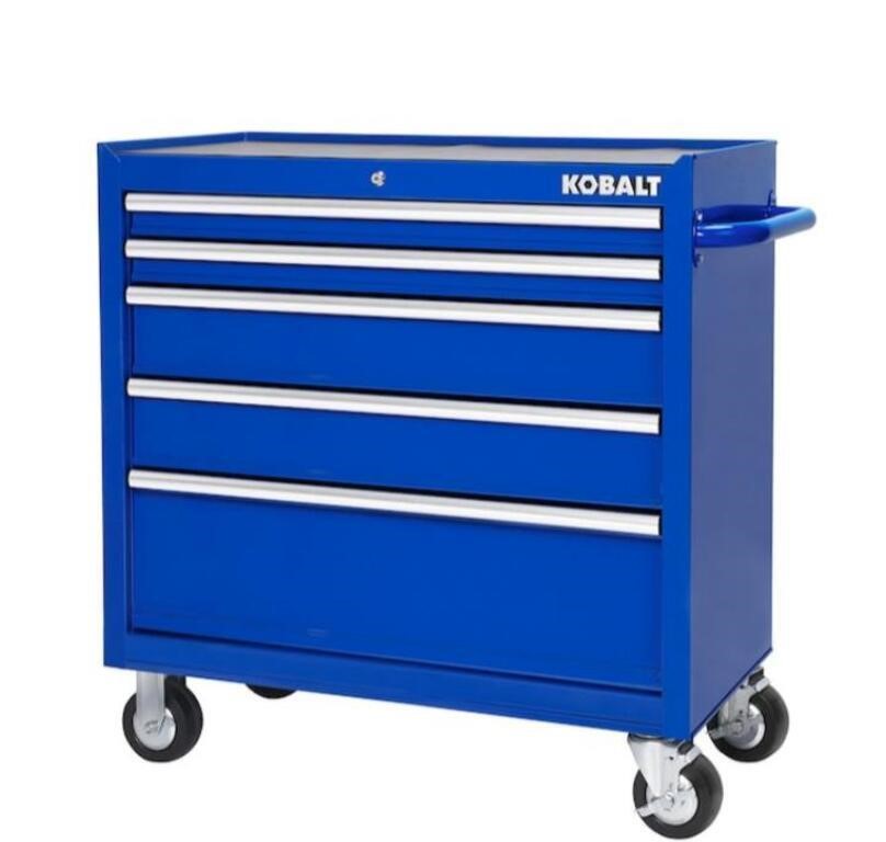 Cobalt 5 drawer mobile cabinet