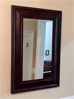 Beautiful wooden vintage mirror 38x26