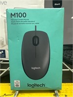 Logitech M100 Full Size Corded Mouse