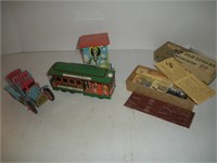 Tin Toys and Train Car Kit