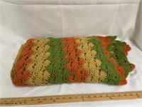 Twin size crocheted blanket