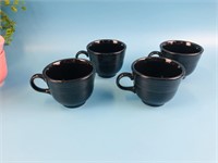 Fiesta Set of 4 Tea Cups - Black