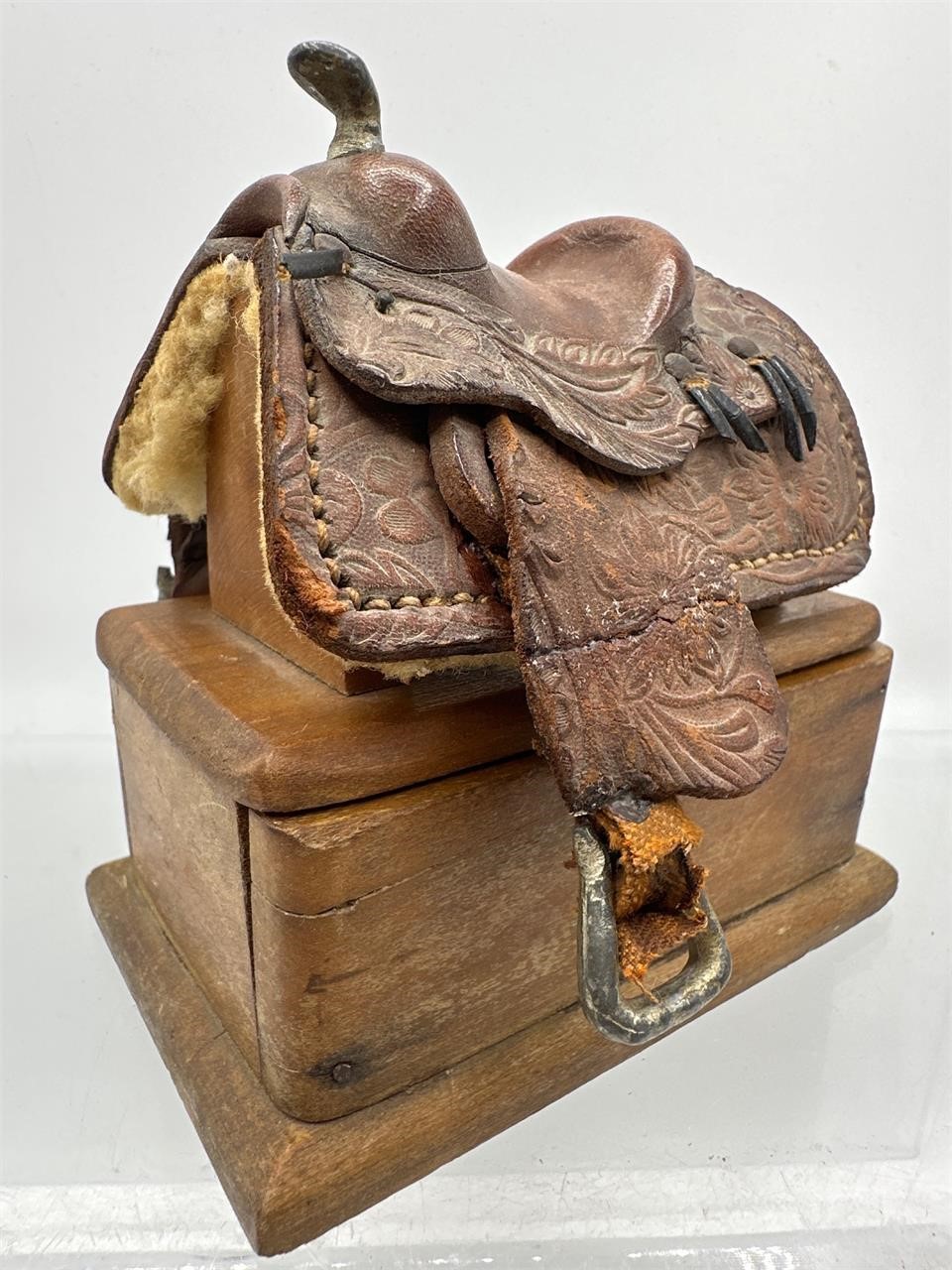 Vintage miniature horse saddle
