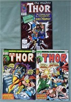 3 Marvel comics The Mighty Thor, #220, 235, 398; a