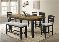 Crownmark Bardstown 6 Piece Counter Dining Set