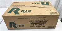 250rds 12ga ammunition: Rio Game Load HV36,