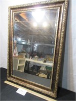 Mirror w/ gold frame 30" x 42"