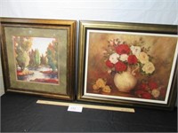 Paintings w/ frames (2)