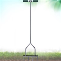 Gray Bunny Lawn Aerator  4 Spikes  37 Inches