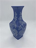 Vintage Blue Ceramic Vase