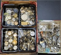 Pocket & Wrist Watches Parts Lot Collection