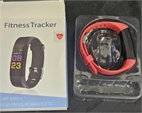 fitness watch red