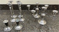 Sterling Silver Candleholders