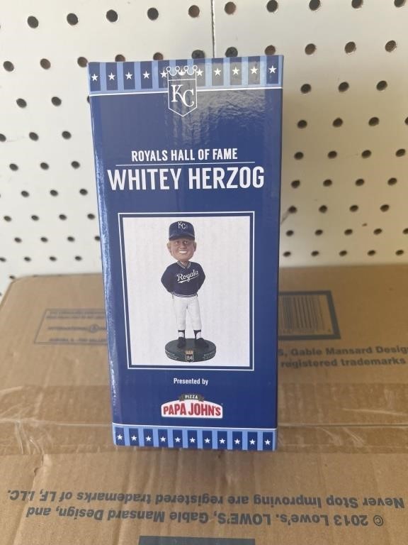 Whitey Herzog Bobblehead Royals