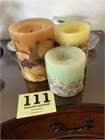 3 candles