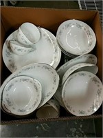 Box of cups and plates
