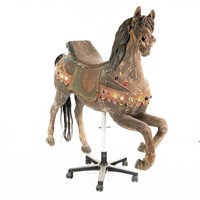 Original Looff Wood Carousel Horse