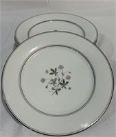 Set of 8~10.5" Noritake DUANE China Dinner Plates