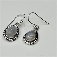 $500 Silver Moonstone Earrings