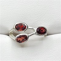 $200 Silver Garnet Ring