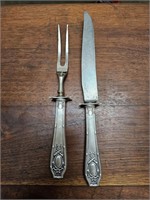 sterling handle carving set