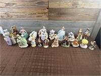 Lot Of 19 Figurines Homco Avon Franklin