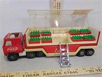 Coca-cola Semi with Bottles & Cart