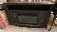 54" Wide TV Stand w/ Electric Fireplace