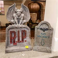 (2) Halloween Decorations