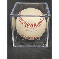 Wally Moon Signed Baseball Tri Star Coa