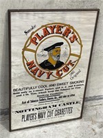 PLAYERS NAVY CUT Cigarettes Advertising Mirror -