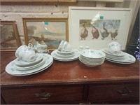 Bavarian China part Breakfast Service (34 Pieces)