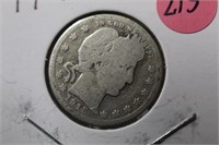 1915 Barber Silver Quarter