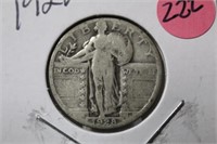 1928 Standing Liberty Silver Quarter