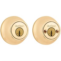 $19  665 Series Polished Brass Double Cylinder Dea
