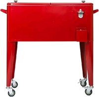 New Permasteel PS-203-RED-2 Patio Cooler with Insu