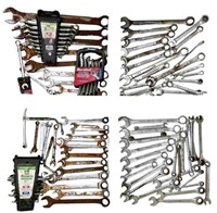 Large assortment of wrenches - GearWrench and