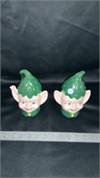 Elf cream sugar bowls, tops are taped to base