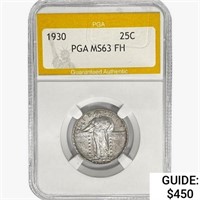 1930 Standing Liberty Quarter PGA MS63 FH